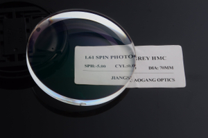 China top quality mr-8 1.61 photochromic film wholesale eyeglass lens optical