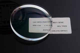 China top quality mr-8 1.61 photochromic film wholesale eyeglass lens optical