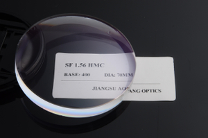 Single Vision 1.56 Ophthalmic Lens Blanks HMC Coated NK55 Japan Monomer