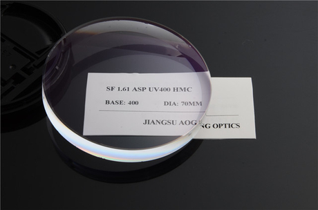Glasses Semi Finished Lens Blanks 1.61 Index MR-8 Monomer UV400 Protection