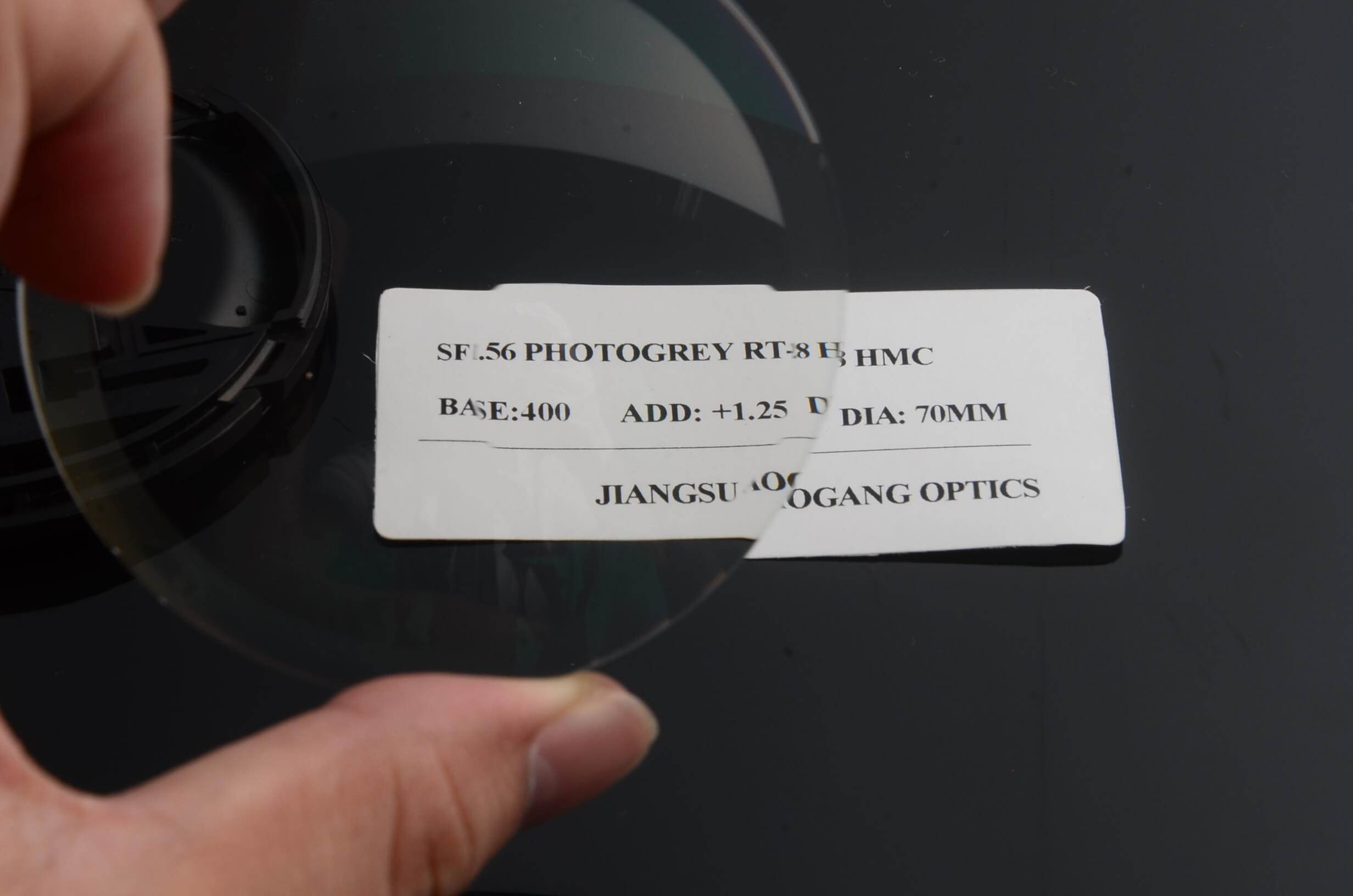 1.56 Photochromic Bifocal Transition Lenses Blank , Semi Finished Round Top Bifocal Lens
