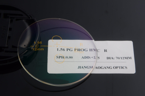 1.56 Photochromic Gray/Brown AR Coating Prescription Lenses For Multifocal Vision