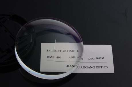 1.56 FT-28 Antireflective Lenses Blanks , Bifocal Vision AR Coated Lenses Blank