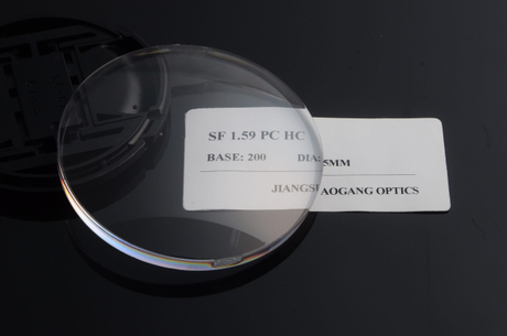 Hard Coated 1.59 Polycarbonate Lenses Blank , PC Polycarbonate Optical Lens Blanks